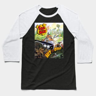 Sam And Max Hit the Road [Text] Baseball T-Shirt